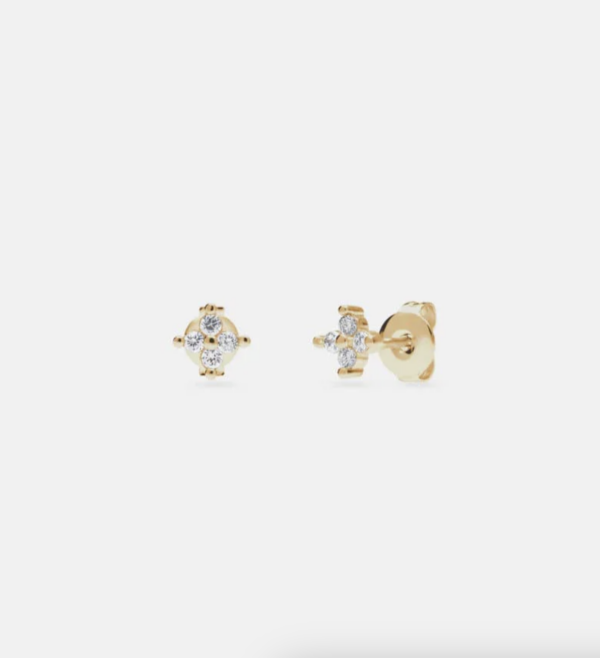 flower-studs-guld-andcopenhagen